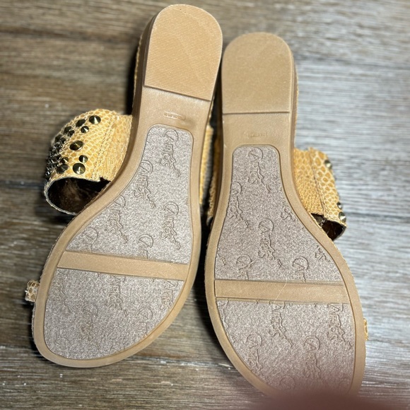 Carlos Santana Ring Toe Leather Sandals size 7 - Picture 8 of 9